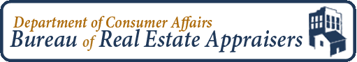 Welcome to the Office of Real Estate Appraisers of the State of California